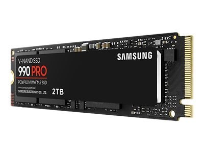 Samsung 990 PRO MZ-V9P2T0BW - SSD - zaszyfrowany - 2 TB - wewnętrzny - M.2 2280 - PCIe 4.0 x4 (NVMe) - 256 bitów AES - TCG Opal 