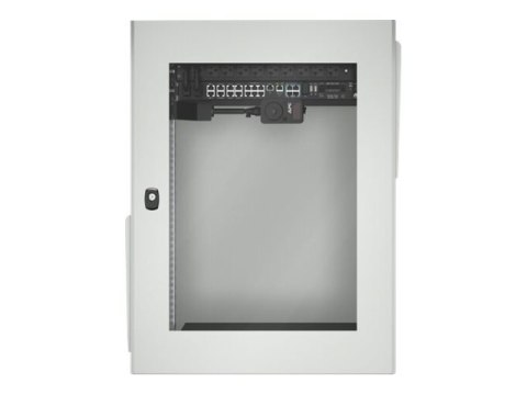 Schneider Spacial VDM NSYVDM16U4P - Stojak - do montażu na ścianie - szary, RAL 7035 - 16U - 19"