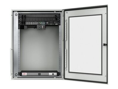 Schneider Spacial VDM NSYVDM16U4P - Stojak - do montażu na ścianie - szary, RAL 7035 - 16U - 19"