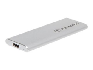 Transcend ESD260C - SSD - 1 TB - zewnętrzny (przenośne) - USB 3.1 Gen 2 - srebrny