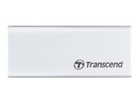 Transcend ESD260C - SSD - 250 GB - zewnętrzny (przenośne) - USB 3.1 Gen 2 - srebrny
