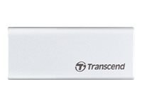Transcend ESD260C - SSD - 500 GB - zewnętrzny (przenośne) - USB 3.1 Gen 2 - srebrny
