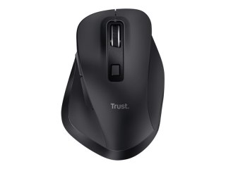 Trust Fyda Comfort - Mysz - ergonomiczna - eco - praworęczna - optyczna - 6 przyciski - bezprzewodowa - 2.4 GHz - odbiornik bezp