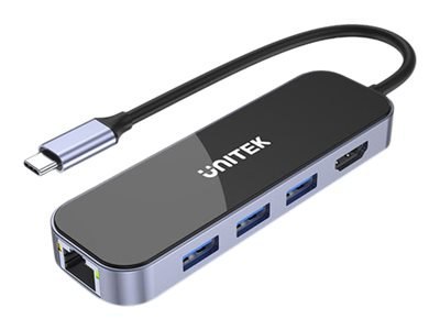 Unitek uHUB H6 D1084A - Stacja dokująca - USB-C - HDMI - 1GbE