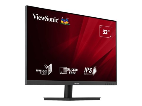 ViewSonic VA3209-2K-MHD - Monitor LED - 32" (31.5" widoczny) - 2560 x 1440 QHD @ 75 Hz - IPS - 250 cd/m² - 1200:1 - HDR10 - 4 ms