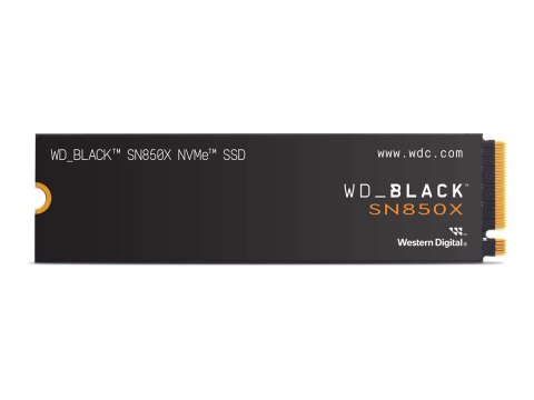 WD_BLACK SN850X WDS200T2X0E - SSD - zaszyfrowany - 2 TB - wewnętrzny - M.2 2280 - PCIe 4.0 x4 (NVMe) - TCG Opal Encryption 2.01