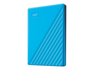 WD My Passport WDBYVG0020BBL - Dysk twardy - zaszyfrowany - 2 TB - zewnętrzny (przenośne) - USB 3.2 Gen 1 - 256 bitów AES - nieb