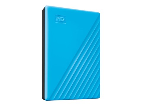 WD My Passport WDBYVG0020BBL - Dysk twardy - zaszyfrowany - 2 TB - zewnętrzny (przenośne) - USB 3.2 Gen 1 - 256 bitów AES - nieb