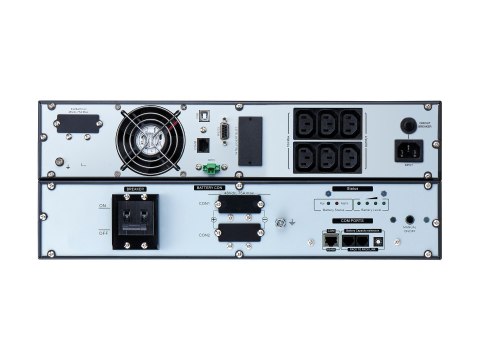 APC Easy UPS On-Line SRVL - UPS (montowany w stojaku) - AC 230 V - 900 wat - 1000 VA - USB, RS-232, RJ-45, RJ-11 - złącza wyjści