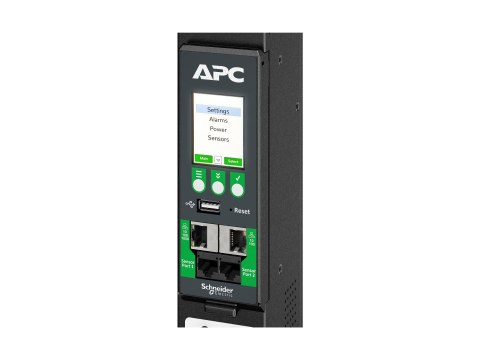 APC NetShelter Rack PDU Advanced - Jednostka dystrybucji zasilania (montowany w stojaku) - gniazdko mierzone licznikiem - AC 400