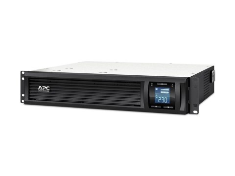 APC Smart-UPS C 3000VA LCD - UPS (montowany w stojaku) - AC 230 V - 2100 wat - 3000 VA - USB - złącza wyjściowe: 9 - 2U - czarny