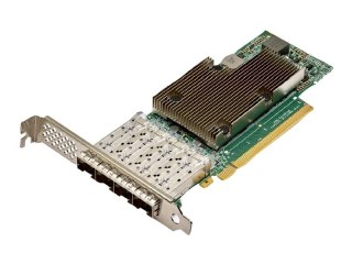 Broadcom BCM57504 - Adapter sieciowy - PCIe 4.0 x16 - 10Gb Ethernet / 25Gb Ethernet SFP28 x 4 - dla Apollo 4200 Gen10; ProLiant 