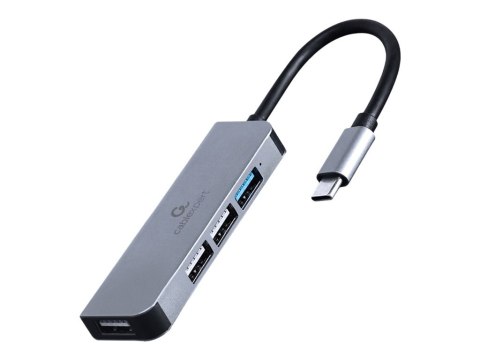 Cablexpert - Koncentrator - 4 porty USB-C - 1 x USB 3.1 Gen 1 + 3 x USB 2.0 - stacjonarny