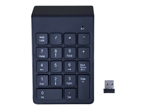 Gembird KPD-W-02 - Klawiatura keypad - bezprzewodowa - 2.4 GHz - blister