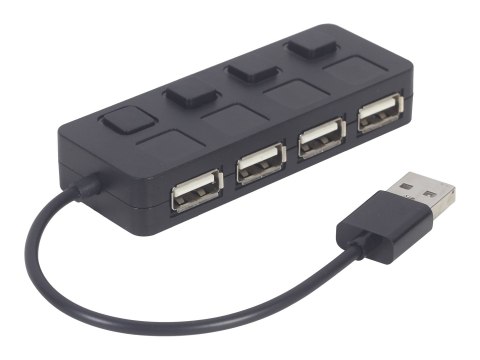 Gembird UHB-U2P4-05 - Koncentrator - 4 x USB 2.0 - stacjonarny