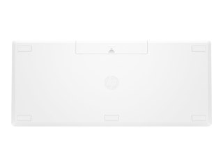HP 350 Compact Multi-Device - Klawiatura - bezprzewodowa - Bluetooth 5.2 - QWERTY - Międzynarodowy Angielski - biały - opakowani