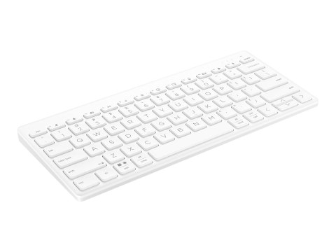 HP 350 Compact Multi-Device - Klawiatura - bezprzewodowa - Bluetooth 5.2 - QWERTY - Międzynarodowy Angielski - biały - opakowani