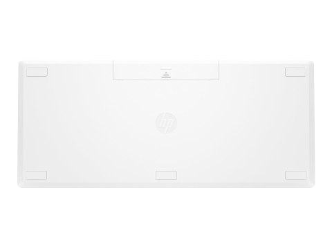 HP 350 Compact Multi-Device - Klawiatura - bezprzewodowa - Bluetooth 5.2 - QWERTY - Międzynarodowy Angielski - biały - opakowani