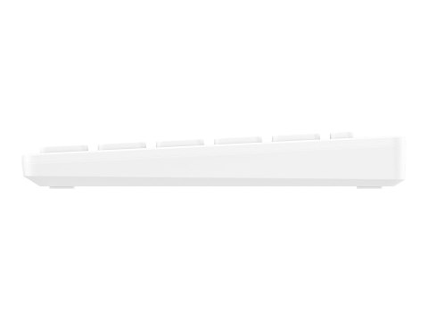 HP 350 Compact Multi-Device - Klawiatura - bezprzewodowa - Bluetooth 5.2 - QWERTY - Międzynarodowy Angielski - biały - opakowani