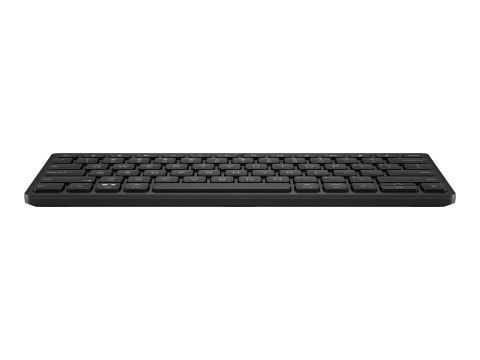 HP 350 Compact Multi-Device - Klawiatura - bezprzewodowa - Bluetooth 5.2 - QWERTY - angielski - czarny - opakowanie do recykling