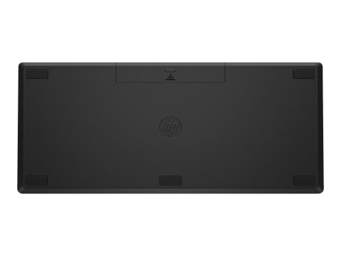 HP 350 Compact Multi-Device - Klawiatura - bezprzewodowa - Bluetooth 5.2 - QWERTY - angielski - czarny - opakowanie do recykling