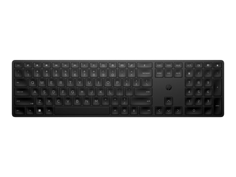 HP 455 - Klawiatura - programowalna - bezprzewodowa - 2.4 GHz - QWERTY - angielski - czarny