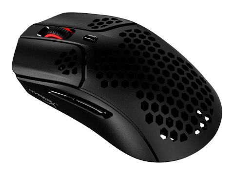 HyperX Pulsefire Haste - Mysz - optyczna - 6 przyciski - bezprzewodowa - 2.4 GHz - odbiornik bezprzewodowy USB - czarny - dla Vi