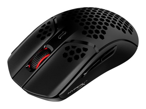 HyperX Pulsefire Haste - Mysz - optyczna - 6 przyciski - bezprzewodowa - 2.4 GHz - odbiornik bezprzewodowy USB - czarny - dla Vi