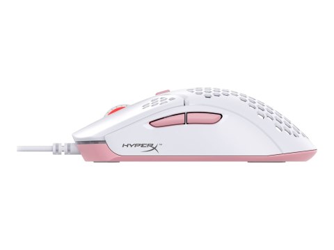 HyperX Pulsefire Haste - Mysz - optyczna - 6 przyciski - przewodowa - USB 2.0 - white/pink - dla Xbox One, Xbox One S, Xbox One 