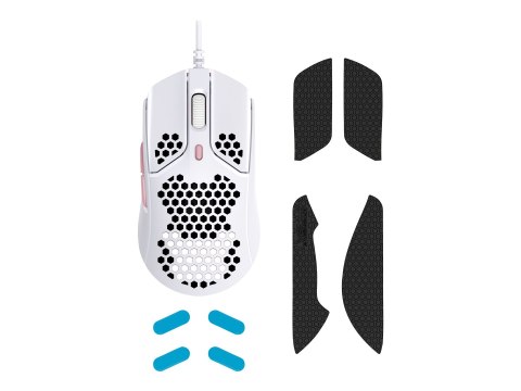 HyperX Pulsefire Haste - Mysz - optyczna - 6 przyciski - przewodowa - USB 2.0 - white/pink - dla Xbox One, Xbox One S, Xbox One 