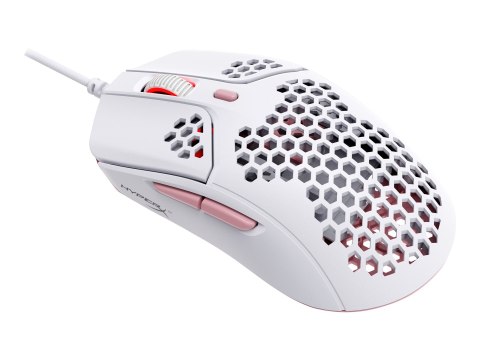 HyperX Pulsefire Haste - Mysz - optyczna - 6 przyciski - przewodowa - USB 2.0 - white/pink - dla Xbox One, Xbox One S, Xbox One 