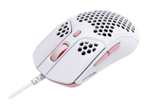 HyperX Pulsefire Haste - Mysz - optyczna - 6 przyciski - przewodowa - USB 2.0 - white/pink - dla Xbox One, Xbox One S, Xbox One 