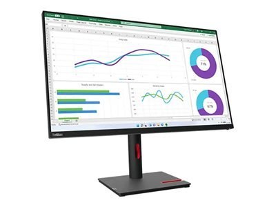Lenovo ThinkVision T32h-30 - Monitor LED - 31.5" - 2560 x 1440 WQHD @ 60 Hz - IPS - 350 cd/m² - 1000:1 - 4 ms - HDMI, DisplayPor