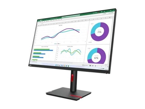 Lenovo ThinkVision T32h-30 - Monitor LED - 31.5" - 2560 x 1440 WQHD @ 60 Hz - IPS - 350 cd/m² - 1000:1 - 4 ms - HDMI, DisplayPor