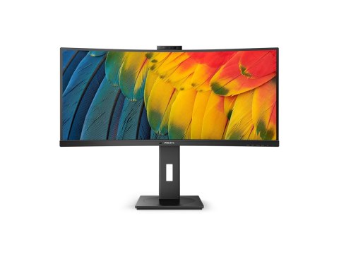 Philips 34B1U5600CH - 5000 Series - monitor LED - zaokrąglony - 34" - 3440 x 1440 WQHD @ 120 Hz - VA - 350 cd/m² - 3000:1 - 4 ms