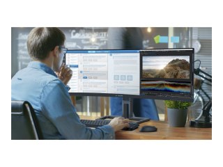 Philips 45B1U6900C - Monitor LED - zaokrąglony - 45" (44.5" widoczny) - 5120 x 1440 Dual Quad HD @ 75 Hz - VA - 450 cd/m² - 3000