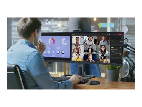 Philips 45B1U6900CH - 6000 Series - monitor LED - zaokrąglony - 45" (44.5" widoczny) - 5120 x 1440 Dual Quad HD @ 75 Hz - VA - 4
