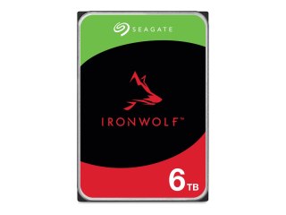 Seagate IronWolf ST6000VN006 - Dysk twardy - 6 TB - wewnętrzny - 3,5" - SATA 6Gb/s - bufor: 256 MB - z 3 lata Seagate Rescue Dat