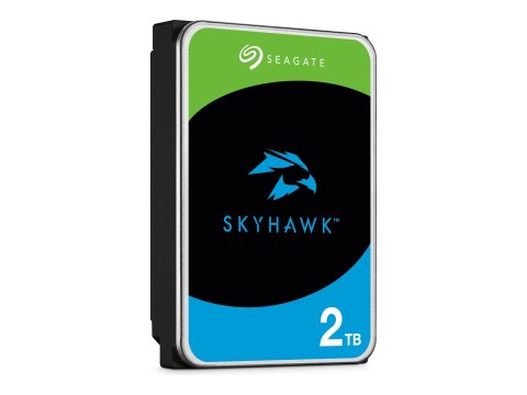 Seagate SkyHawk ST2000VX017 - Dysk twardy - 2 TB - wewnętrzny - 3,5" - SATA 6Gb/s - bufor: 256 MB - z 3 lata Seagate Rescue Data