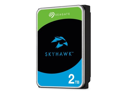 Seagate SkyHawk ST2000VX017 - Dysk twardy - 2 TB - wewnętrzny - 3,5" - SATA 6Gb/s - bufor: 256 MB - z 3 lata Seagate Rescue Data