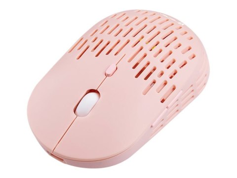 Tracer Punch - Mysz - optyczna - 5 przyciski - bezprzewodowa - 2.4 GHz - odbiornik bezprzewodowy USB - różowy