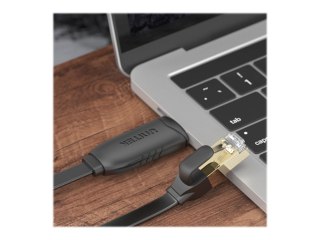 Unitek - Kabel USB / szeregowy - USB (M) do RJ-45 (M) ekranowany - 1.8 m - płaski, kabel rollover - czarny