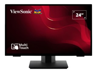 ViewSonic TD2465 - Monitor LED - 24" (23.8" widoczny) - ekran dotykowy - 1920 x 1080 Full HD (1080p) @ 60 Hz - VA - 250 cd/m² - 