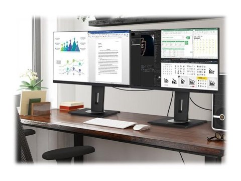 ViewSonic VG2756-4K - Monitor LED - 27" (27" widoczny) - 3840 x 2160 4K - IPS - 350 cd/m² - 1000:1 - 5 ms - 2xHDMI, DisplayPort,