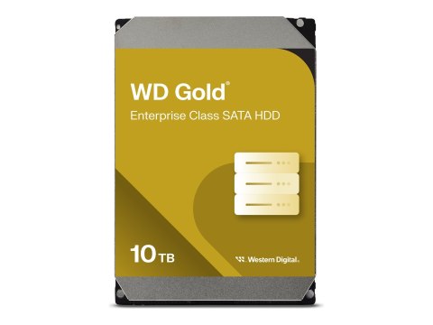 WD Gold WD102KRYZ - Dysk twardy - 10 TB - wewnętrzny - 3,5" - SATA 6Gb/s - 7200 obr/min - bufor: 256 MB