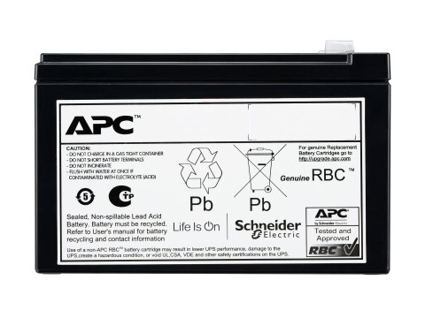 APC - Bateria do UPSa - 6 x bateria - akumulator kwasowo-ołowiowy z regulowanym zaworem (VRLA) - 9 Ah - 0U