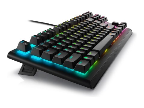 Alienware AW420K - Klawiatura - TKL - podświetlenie - USB - przełącznik: Czerwony CHERRY MX - Ciemna Strona Księżyca