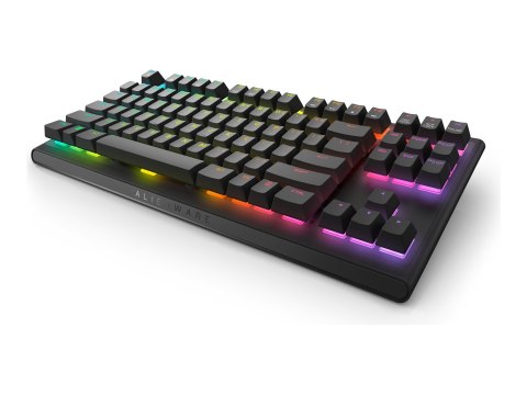 Alienware AW420K - Klawiatura - TKL - podświetlenie - USB - przełącznik: Czerwony CHERRY MX - Ciemna Strona Księżyca