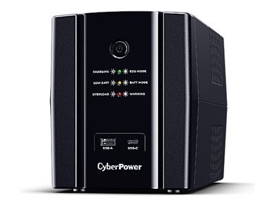 CyberPower UT Series UT1500EG - UPS - AC 230 V - 900 wat - 1500 VA - 1 faza - Ethernet 10/100/1000, USB - złącza wyjściowe: 4 - 