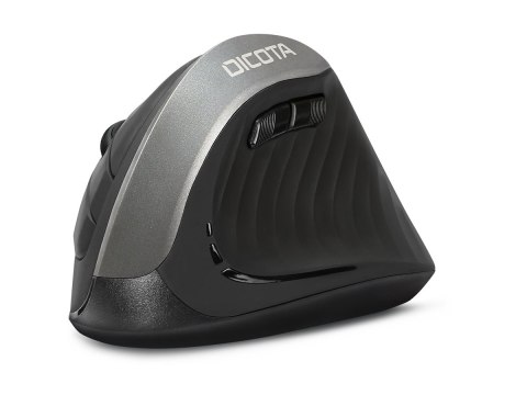 DICOTA Relax - Mysz - ergonomiczna - praworęczna - 5 przyciski - bezprzewodowa - odbiornik bezprzewodowy USB - czarny